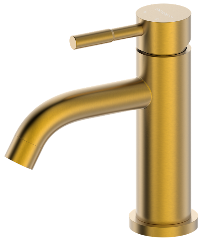 GEYSER Delta håndvaskarmatur Børstet guld
